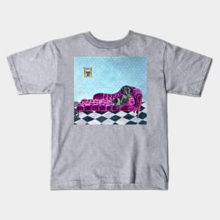 Purple Sofa Kids T-Shirt